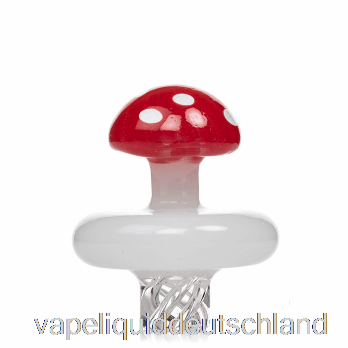 MJ Arsenal Mushroom Spinner Carb Cap Rot Weiße Vape-Flüssigkeit